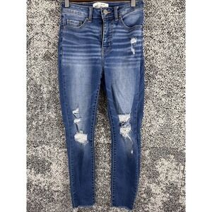 BKE Billie Jeans Womens 24 X 26 Slim Fit Skinny‎ Ankle Distressed